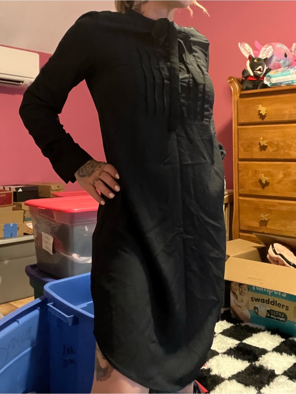 H&M Black Button-Front Tunic - Picture 5 of 5